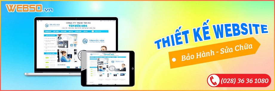 Thiết Kế Website Bảo Hành - Sửa Chữa