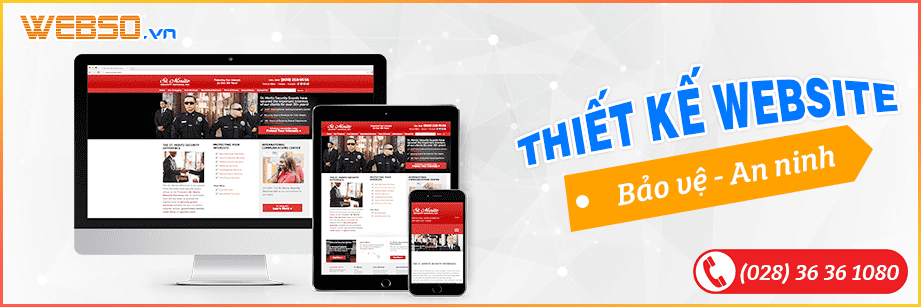 Thiết Kế Website Dịch Vụ Bảo Vệ