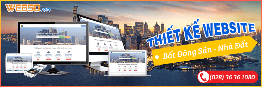 Dịch vụ Thiết Kế Website Bất Động Sản