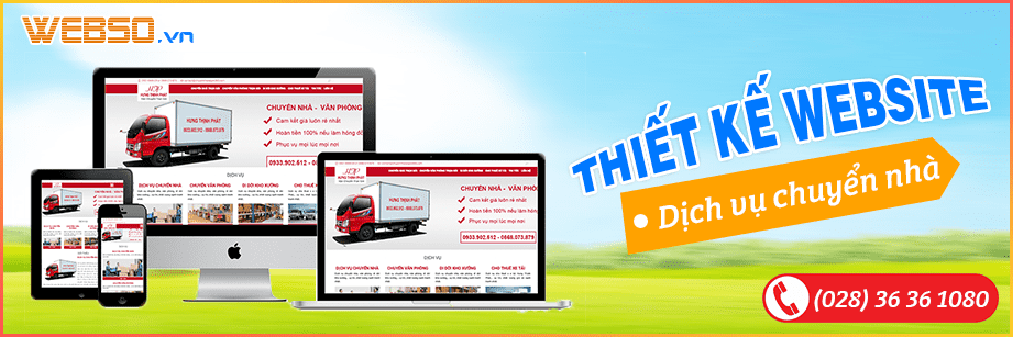 Dịch vụ Thiết kế website Dịch Vụ Chuyển Nhà
