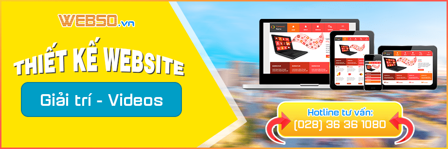 Dịch vụ Thiết kế Website Giải Trí