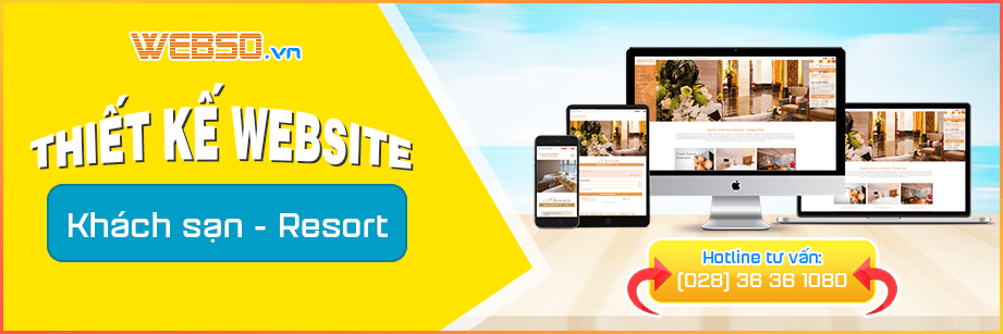 Dịch vụ Thiết kế website Khách Sạn