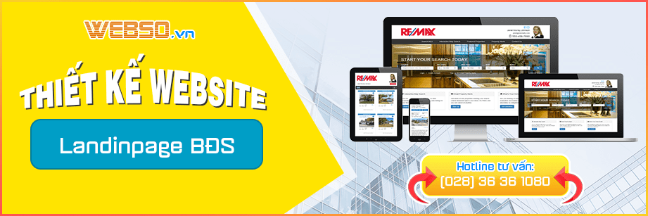 Dịch vụ Thiết kế Landingpage Bất Động Sản
