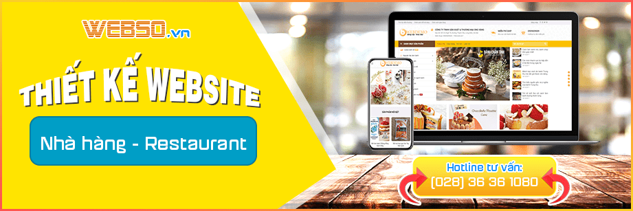 Dịch vụ Thiết Kế Website Nhà Hàng