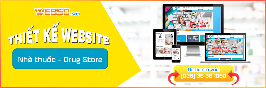 Dịch vụ Thiết kế website Nhà Thuốc