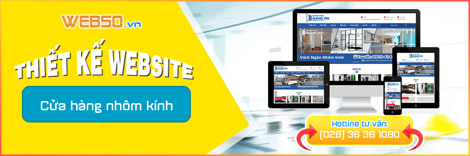 Thiết kế website nhôm kính