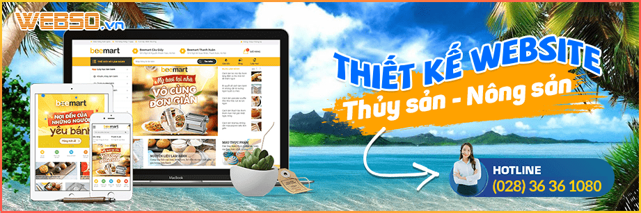 Dịch vụ Website Thủy Sản - Nông Sản