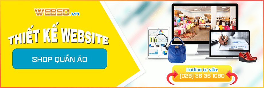 Dịch vụ Thiết kế website Shop Quần Áo