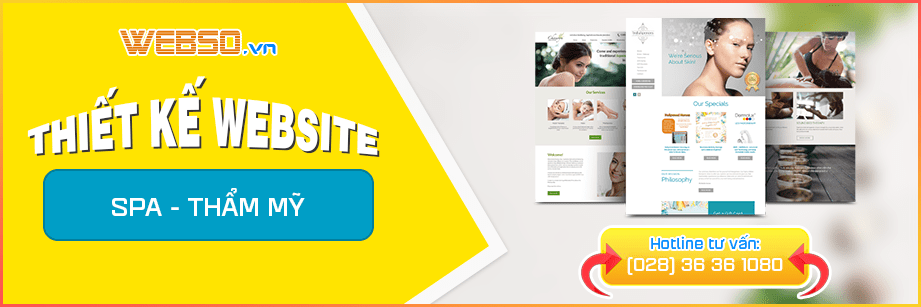 Dịch vụ Website Spa - Thẩm Mỹ