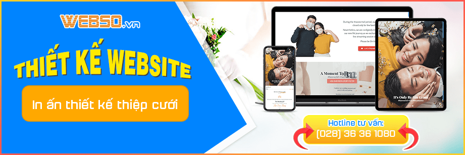 Dịch vụ Thiết kế website Thiệp Cưới