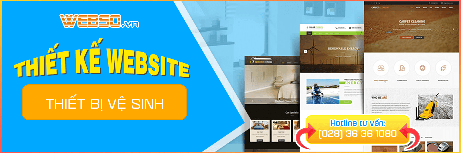 Thiết Kế Website Thiết Bị Vệ Sinh