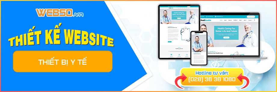 Dịch vụ Thiết Kế Website Thiết Bị Y Tế