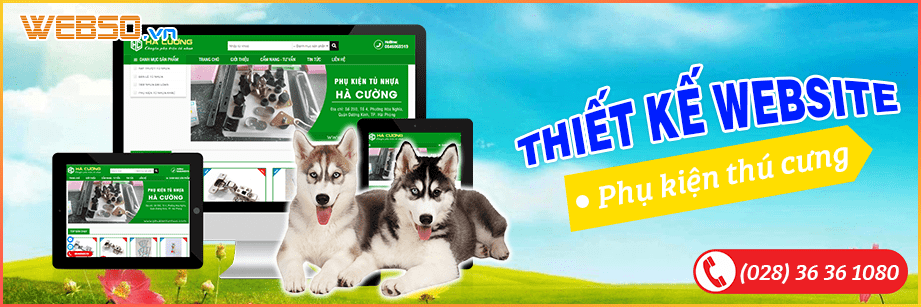 Dịch vụ Thiết Kế Website Thú Cưng