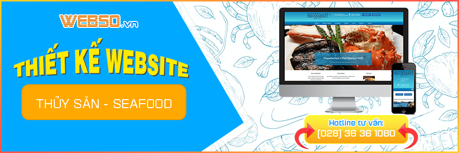 Dịch vụ Thiết kế website Thủy Sản