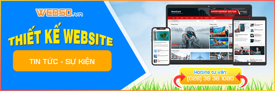 Dịch vụ Thiết kế website Tin Tức