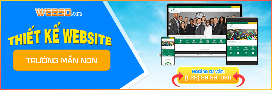 Thiết kế website Trường Mầm Non