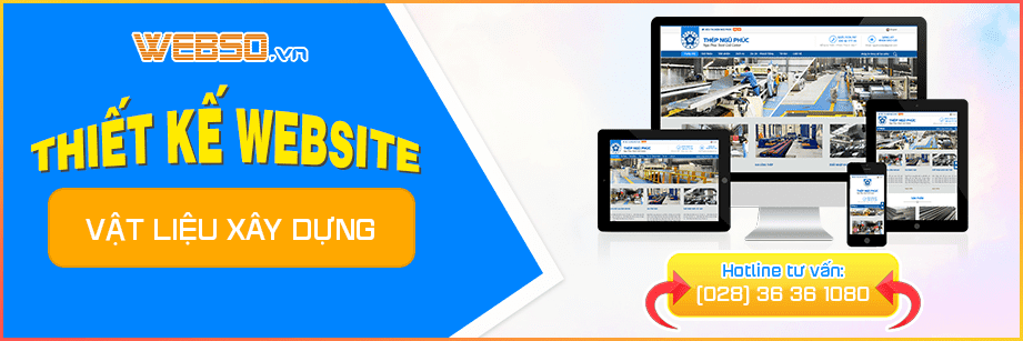 Thiết kế website cung cấp vật liệu xây dựng