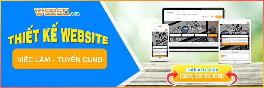 Dịch vụ Thiết kế Website Việc Làm - Tuyển Dụng