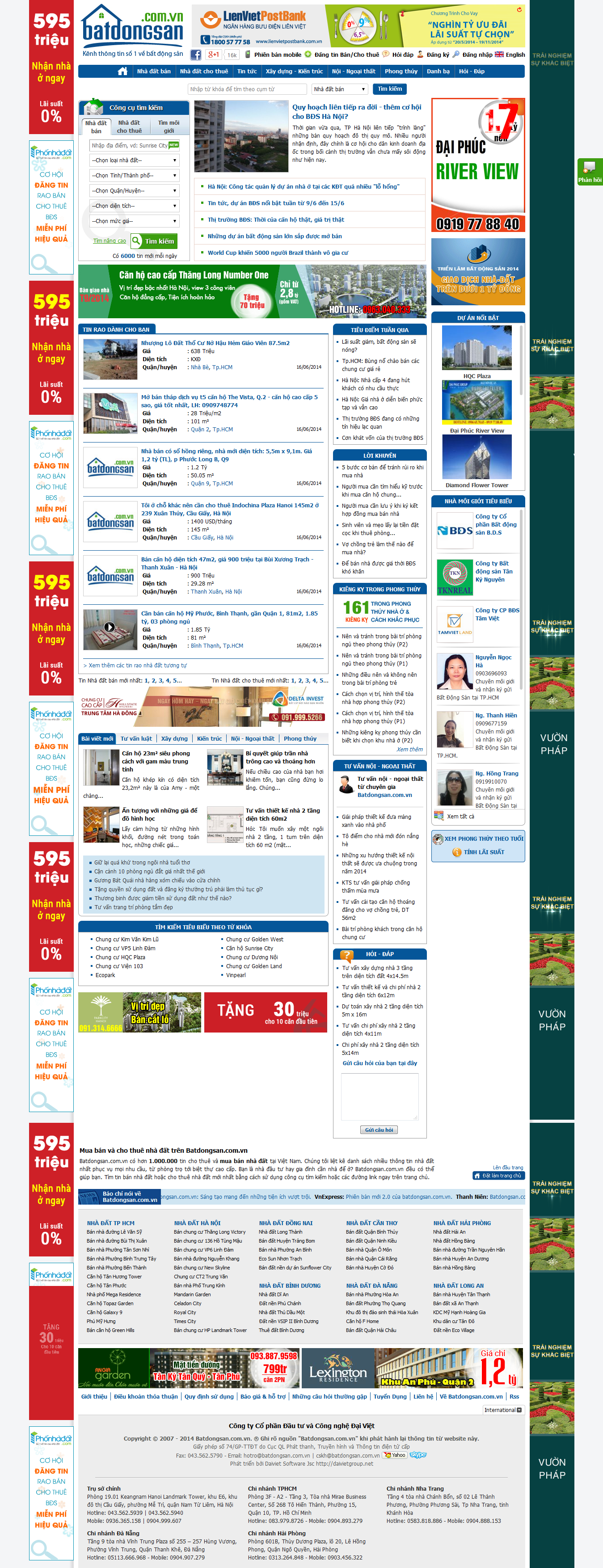 Mẫu website bất động sản 1021