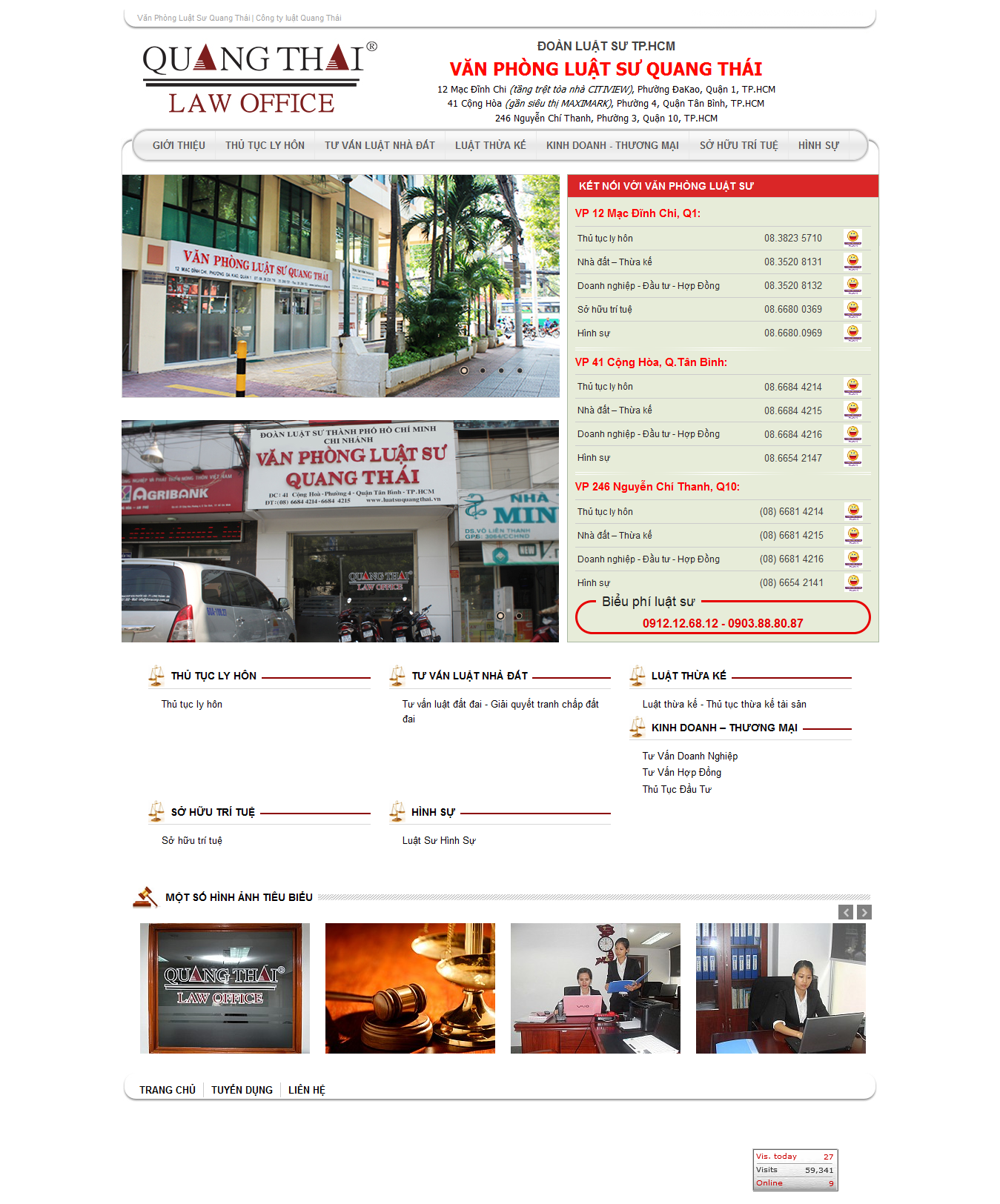 Mẫu website luật 10169