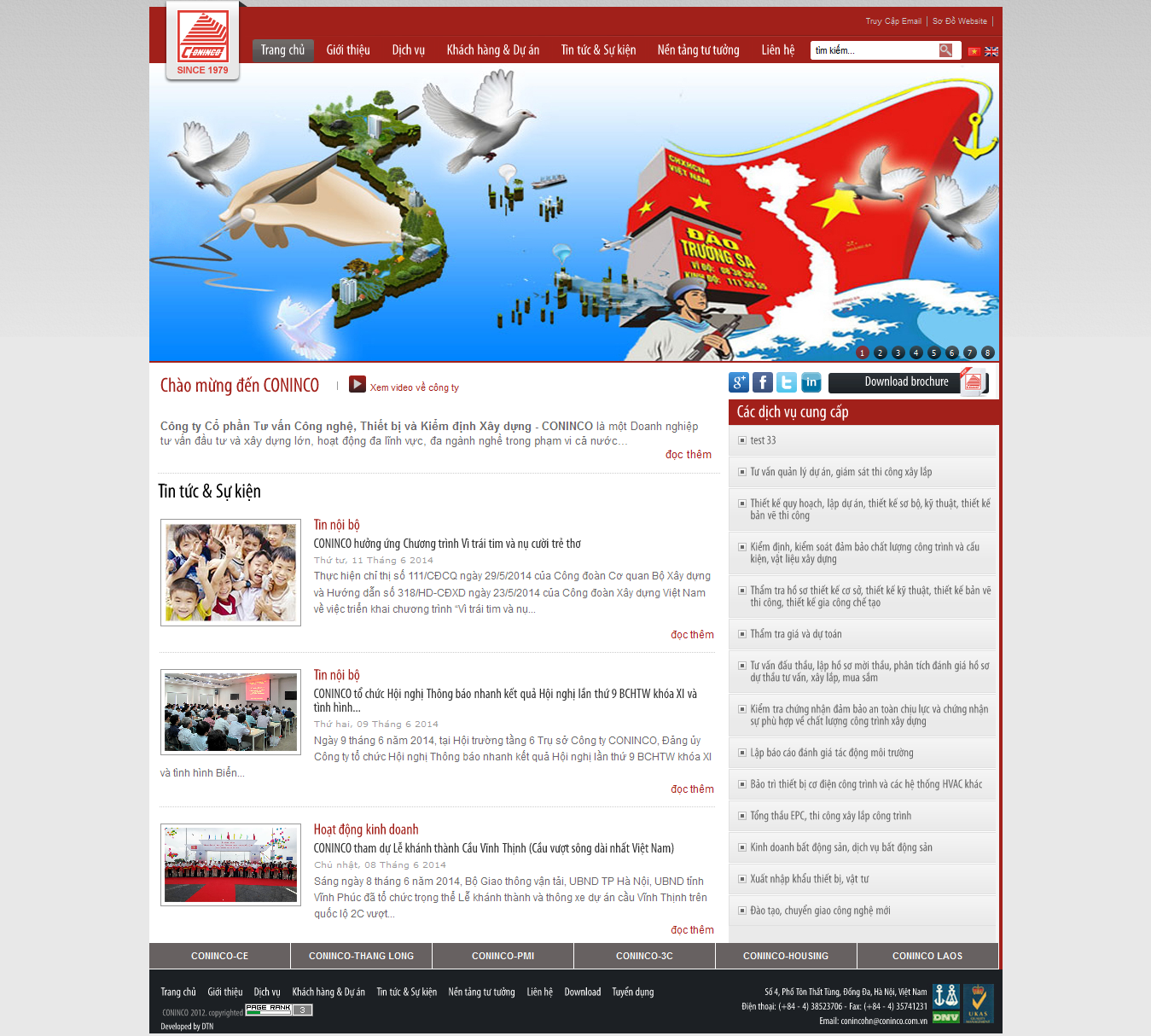 Mẫu website giới thiệu công ty 1091