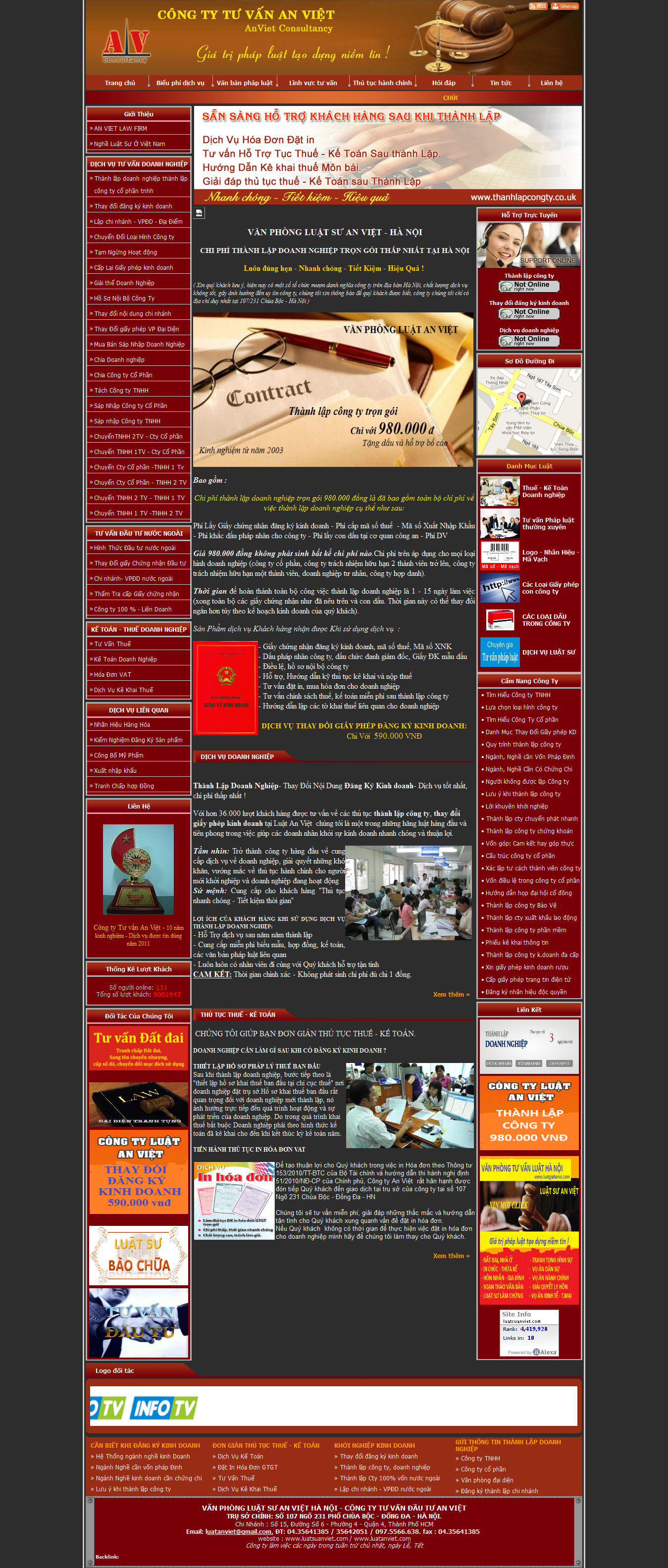 Mẫu website luật 10171