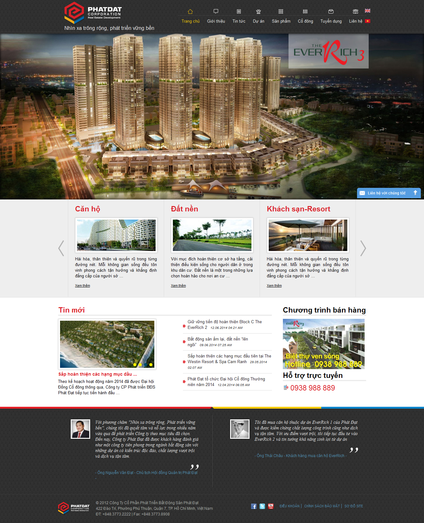 Mẫu website bất động sản 1026