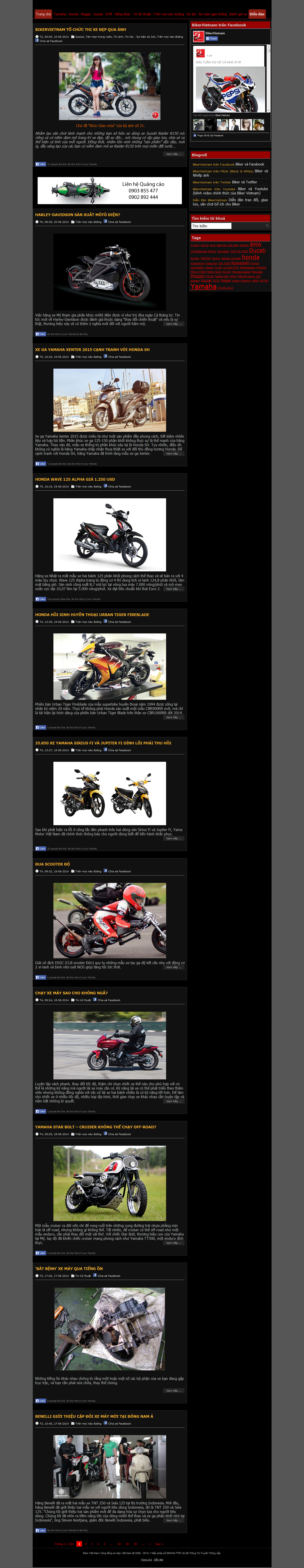 Mẫu website Ôtô - xe máy 10258