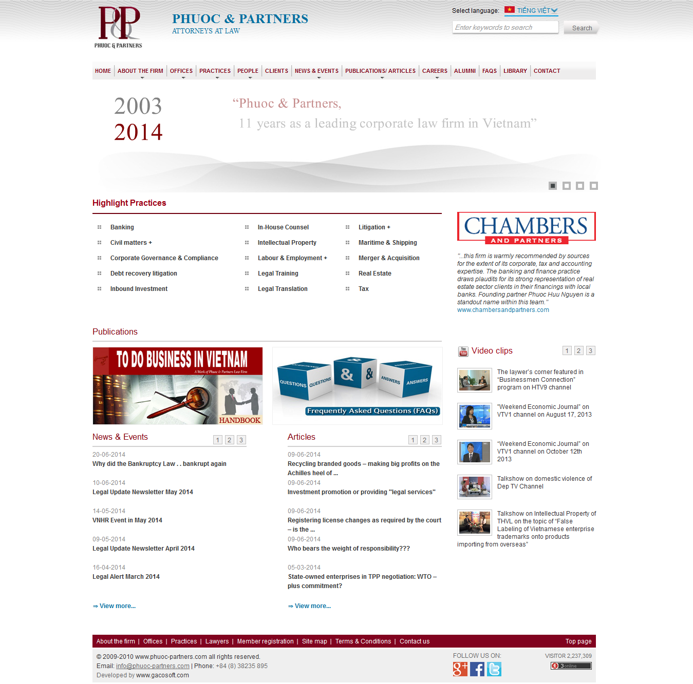 Mẫu website luật 10180