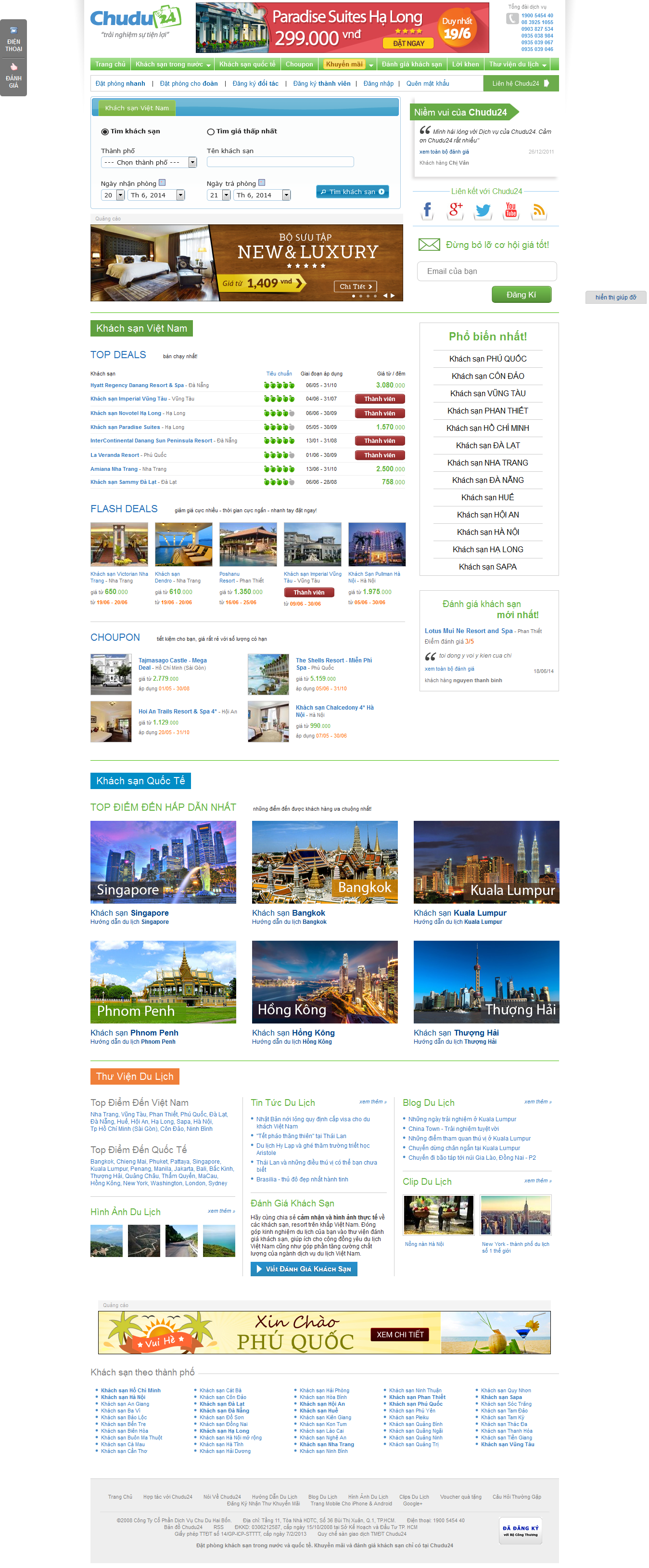 Mẫu website du lịch 1063