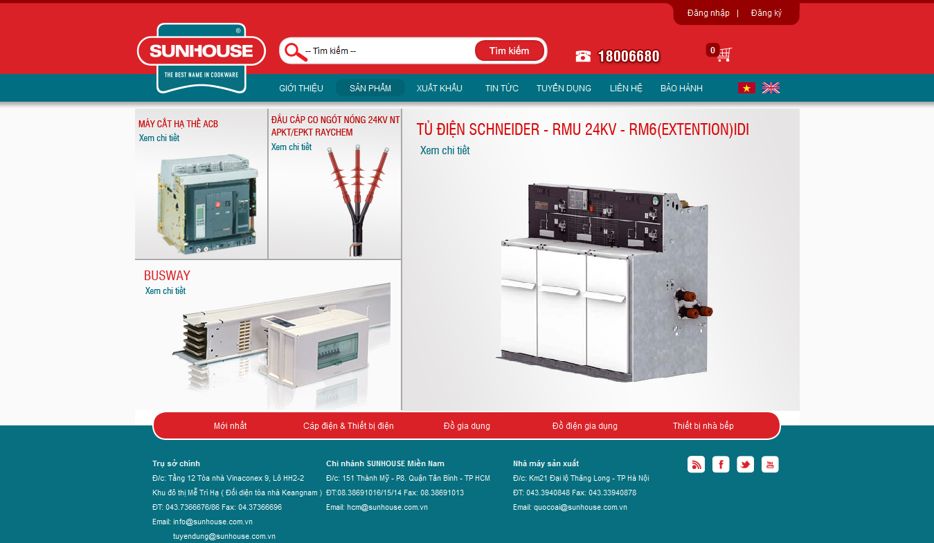 Mẫu website bán đồ gia dụng 10106