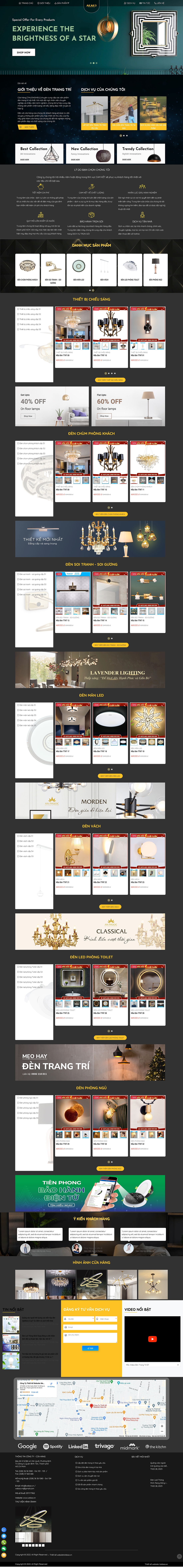 Mẫu Đèn Trang Trí 13552