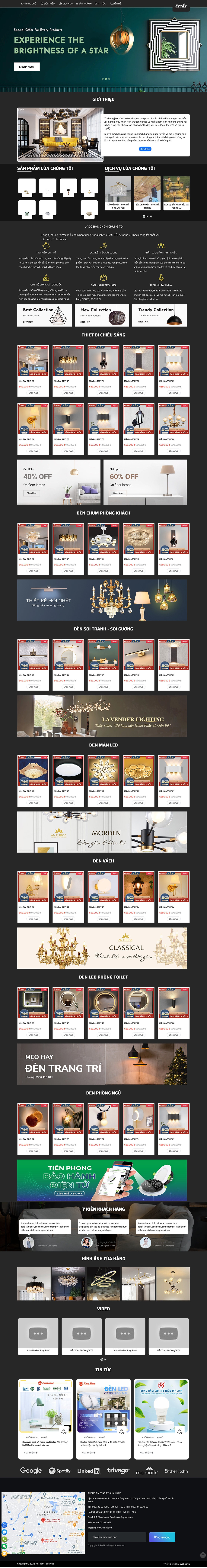 Mẫu Đèn Trang Trí 13554