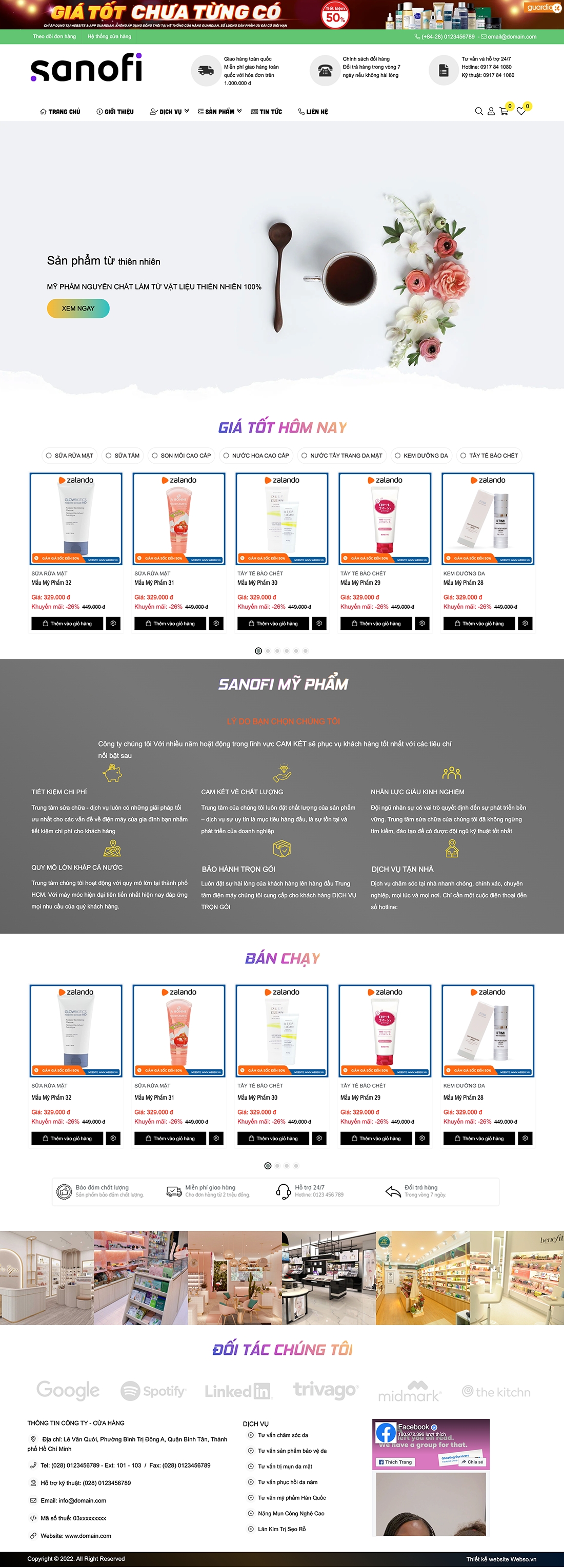 Mẫu Mỹ Phẩm 13586