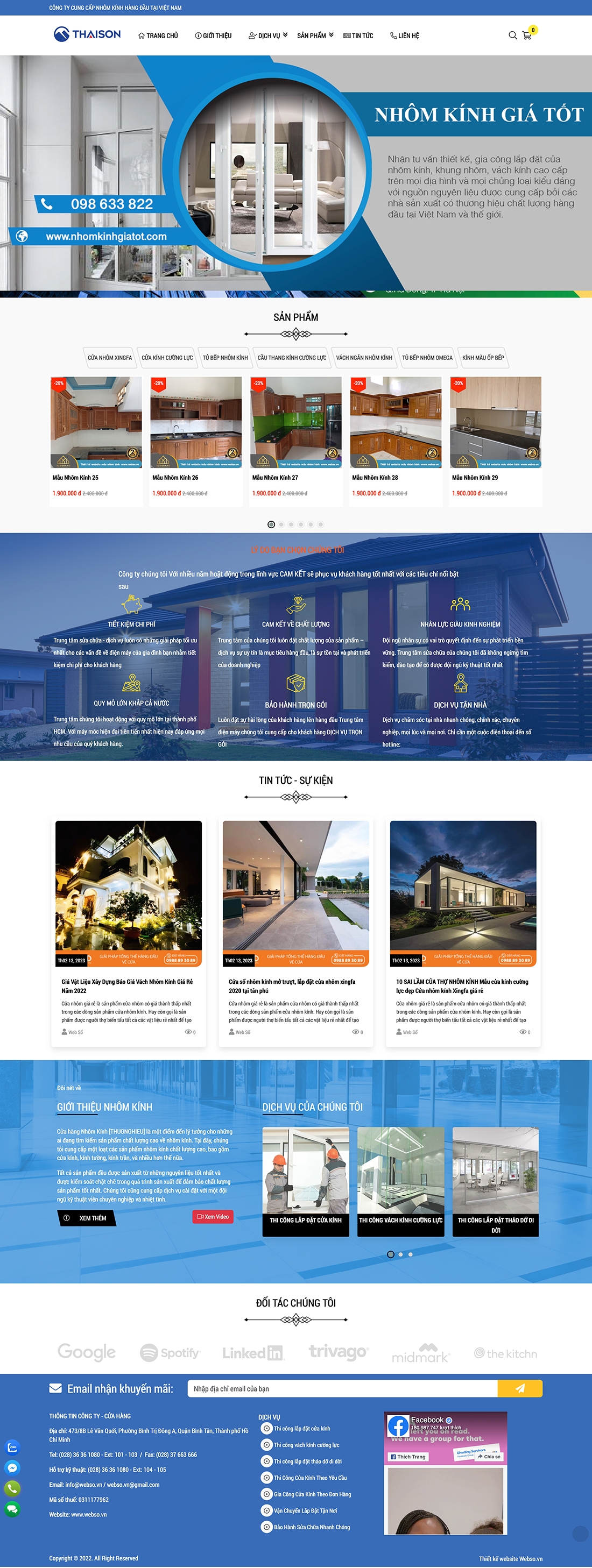 Mẫu Nhôm Kính 13601