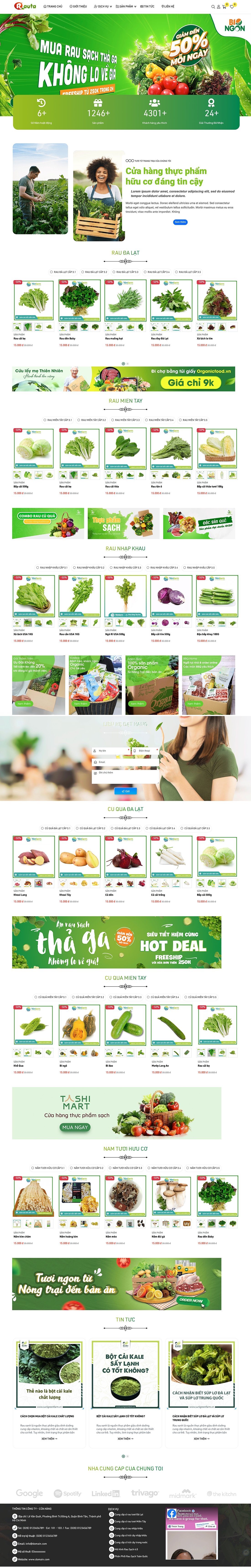 Mẫu Rau Sạch 13569