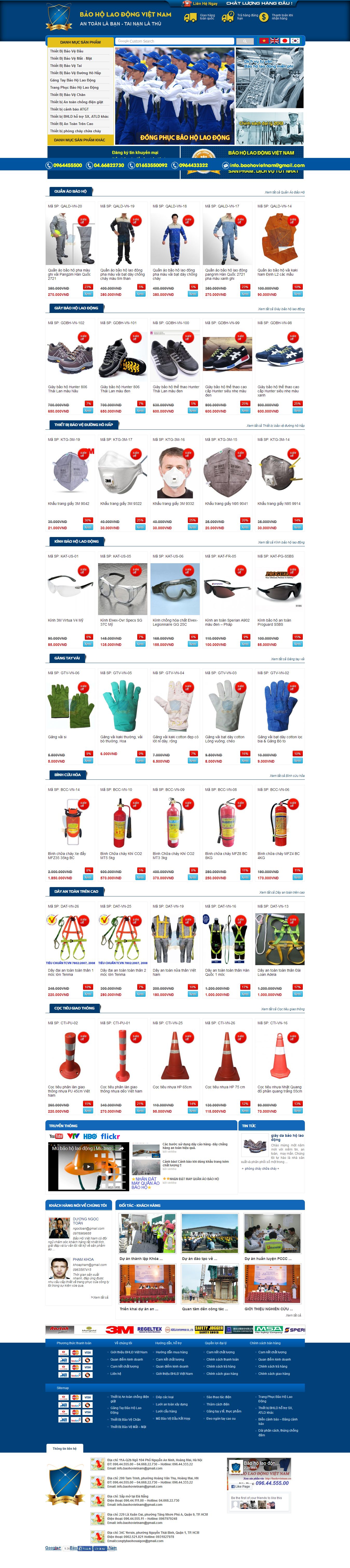 Mẫu website phòng cháy chữa cháy 2342