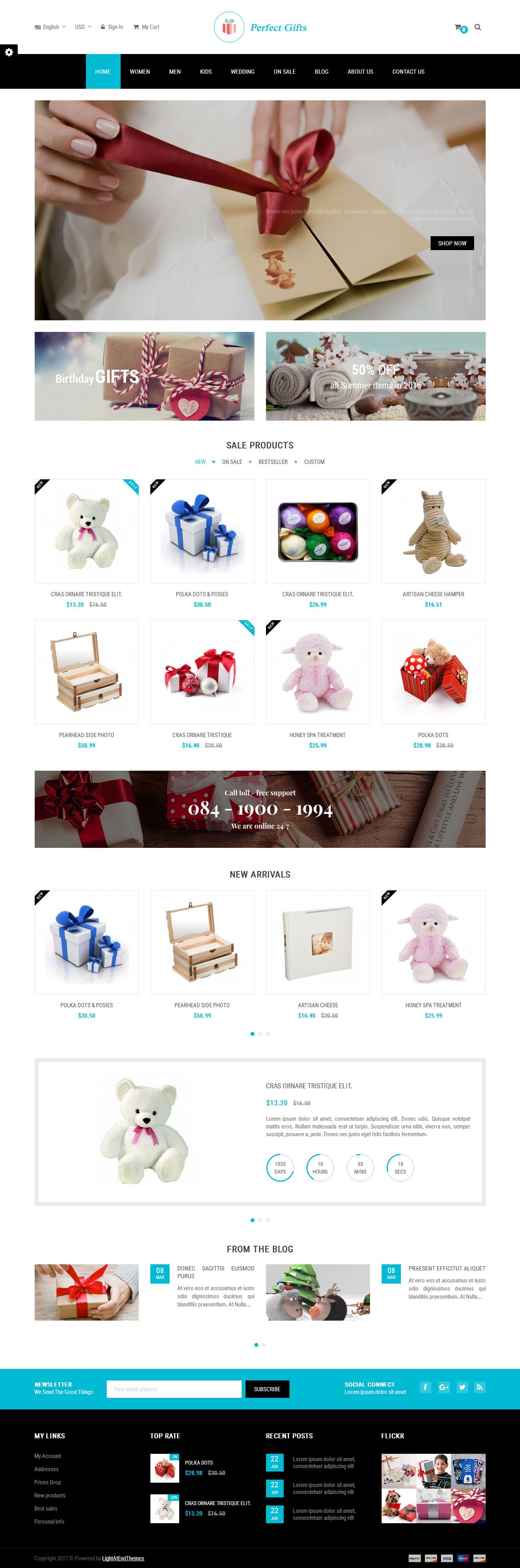 Mẫu website quà tặng 3242