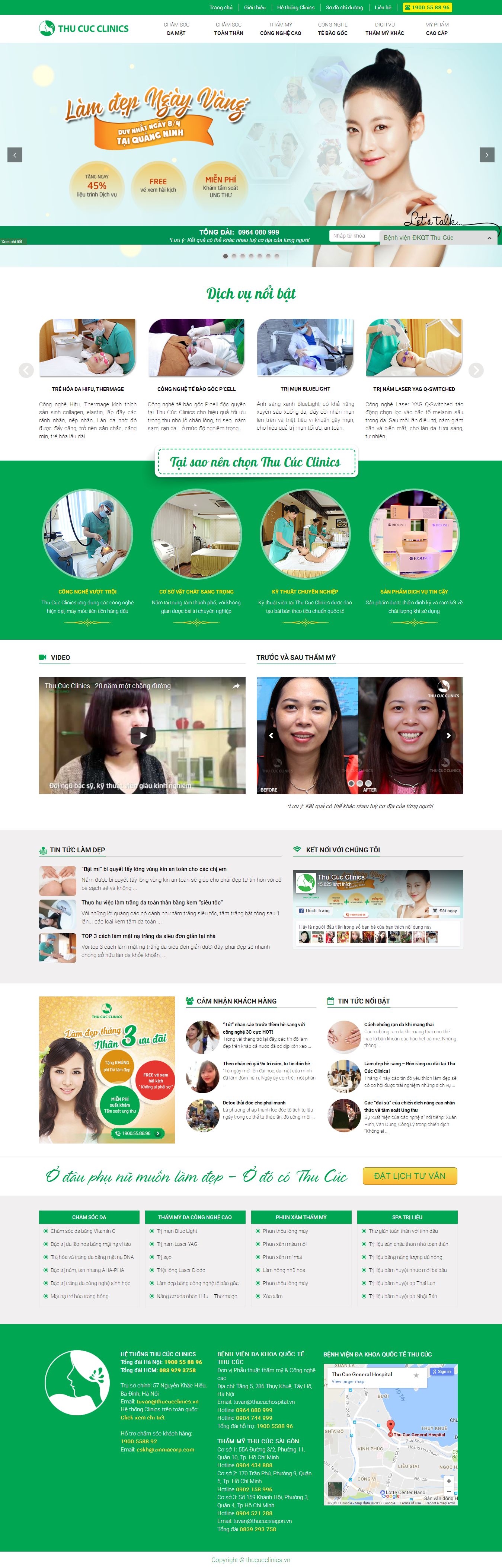 Mẫu website Spa 6465