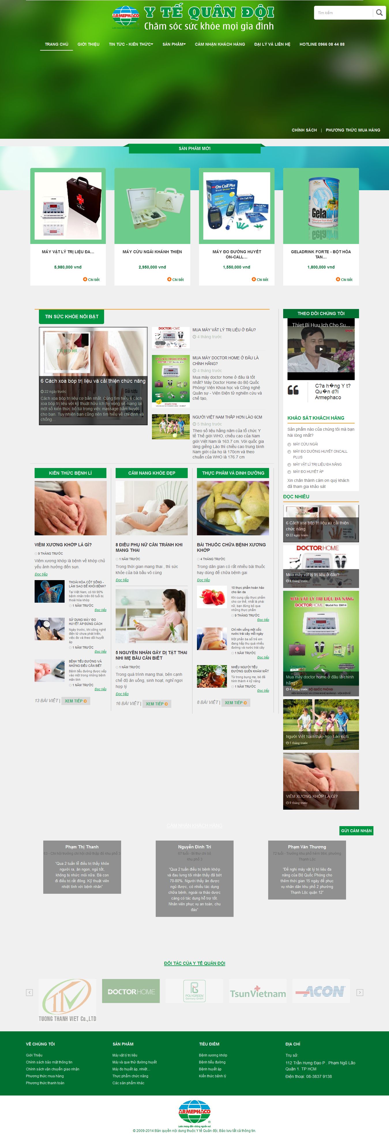 Mẫu website thiết bị y tế 10453