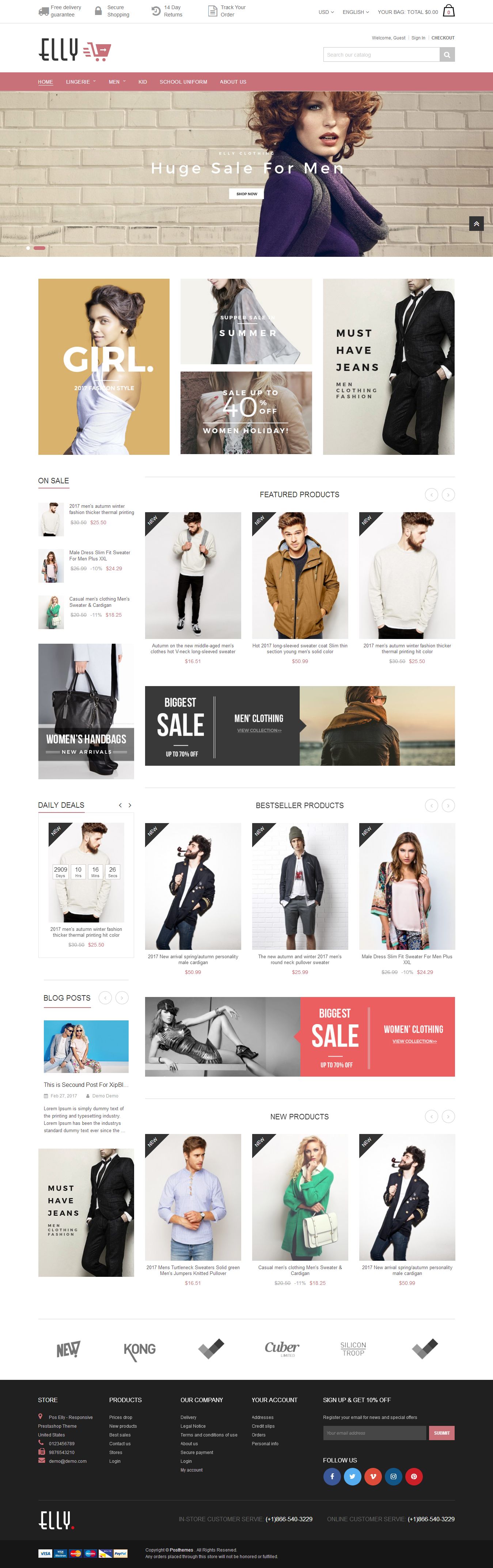 Mẫu website thời trang 12454