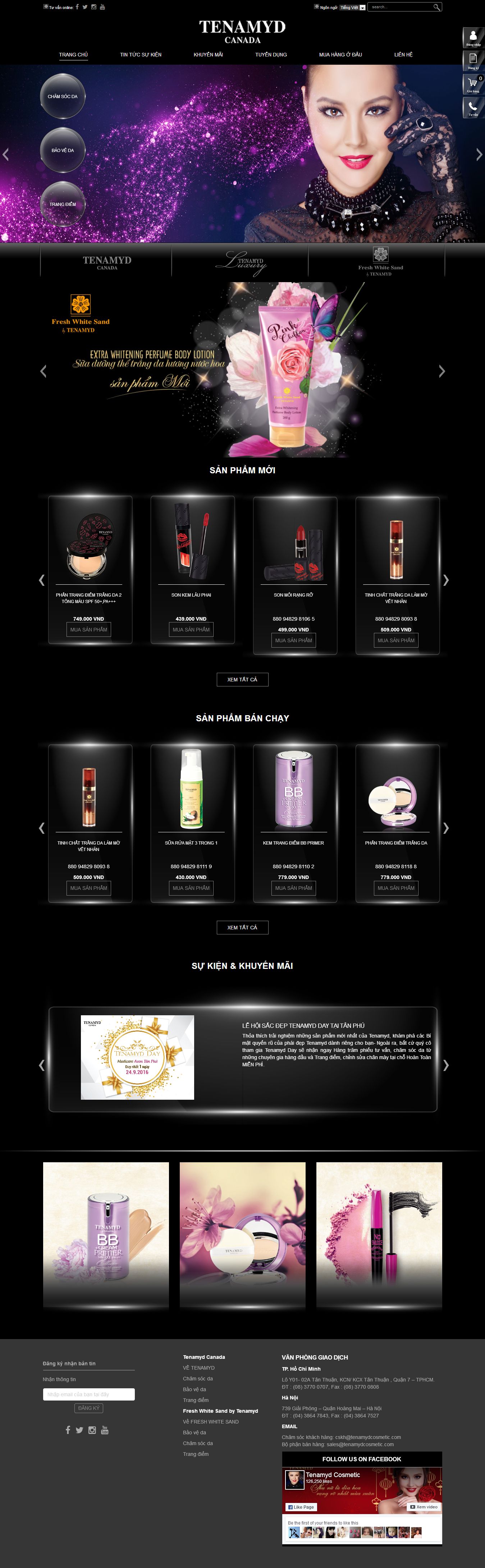 Mẫu website thời trang 2349