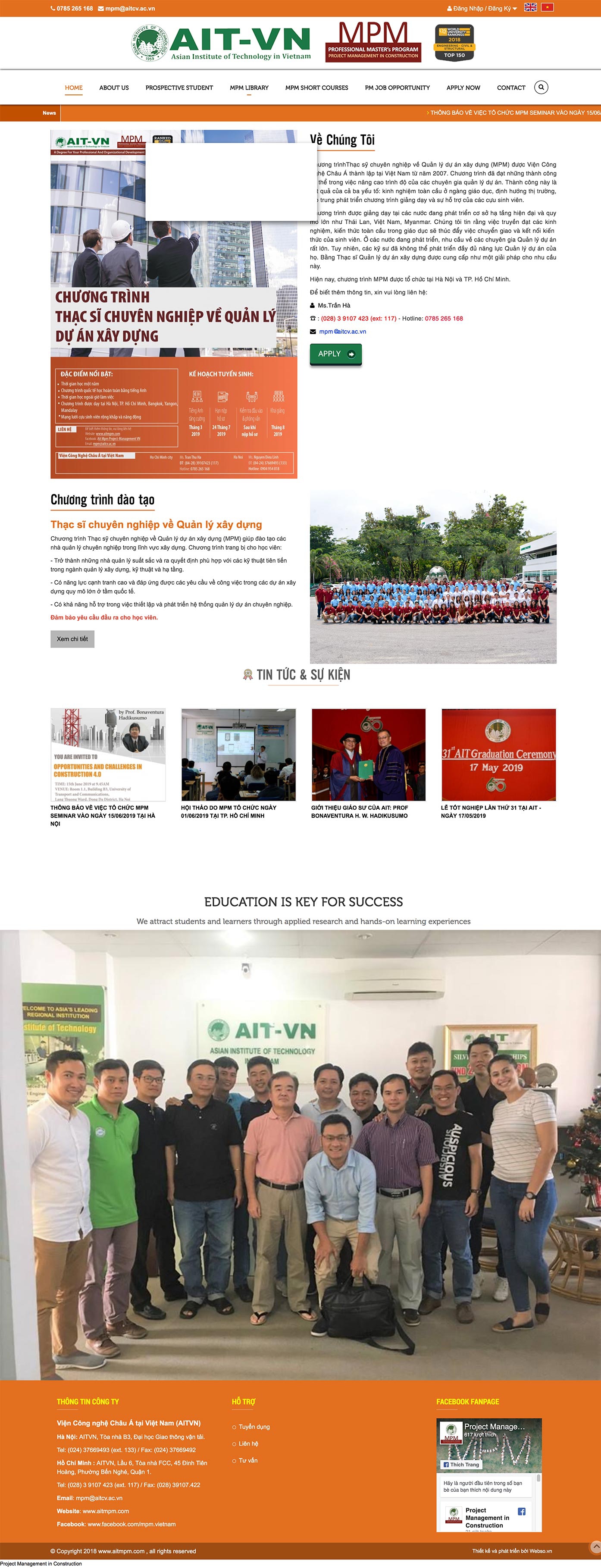 Mẫu website viện công nghệ 13509