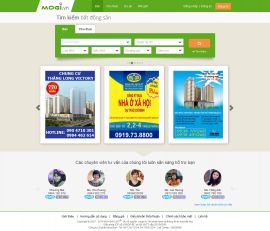 Mẫu website bất động sản 1019