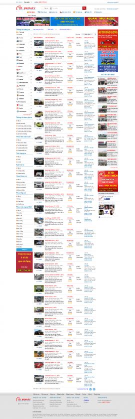 Mẫu website Ôtô - xe máy 10247