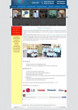 Mẫu wesite điện lạnh 1038