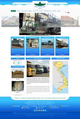 Mẫu website vận chuyển 10413