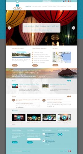 Mẫu website nhà hàng, khách sạn 10433