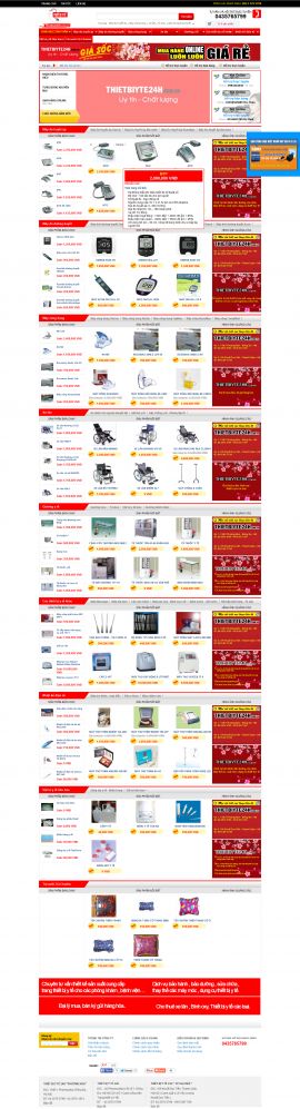 Mẫu website thiết bị y tế 10447