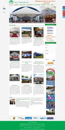 Mẫu website tổ chức sự kiện 10374